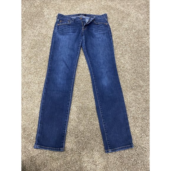 Lucky Brand Woman's LOLITA SKINNY Jeans Size 2/26 Size 29x29” Dark Wash - Picture 2 of 12